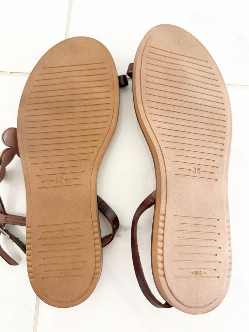 Handmade "Nafplio" sandals by Mykonos Sandals 39/8 - Picture 4 of 6